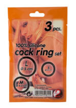 Zestaw 3 pierścienie erekcyjne na penisa jądra - obrazek 9