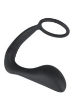 Plug analny z pętlą pierścieniem na penisa 10cm - obrazek 4