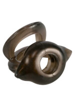 Potrójny rozciągliwy sex pierścień na penisa jądra - obrazek 5