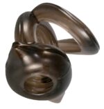 Potrójny rozciągliwy sex pierścień na penisa jądra - obrazek 6