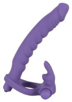 Sztuczny penis dildo podwójna penetracja masażer - obrazek 4