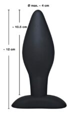 Duży korek analny plug zatyczka silikonowa 12cm - obrazek 9