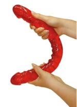 Dildo penis podwójna penetracja lesbijskie 43cm - obrazek 7