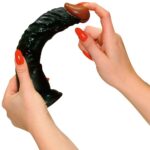 Dildo realistyczne czarne penis na przyssawce 23cm - obrazek 10
