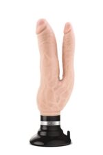 Wibrator-MR. SKIN COCK VIBES DOUBLE VIBE BEIGE - obrazek 3