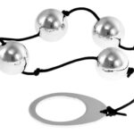 4 kulki na łańcuszku metalowe stalowe analne sex