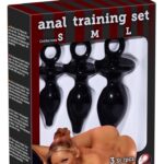 Korek analny zestaw 3 sztuki trening analny s m l