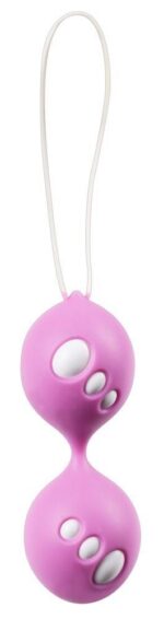 Podwójne kulki orgazmowe z teksturą stymulujące - obrazek 4