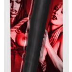 Czarne dildo lesbijskie silikonowe podwójne 40cm