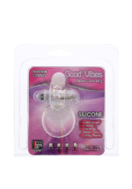 Rozciągliwy pierścień ze stymulatorem łechtaczki - obrazek 3