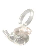 Rozciągliwy pierścień ze stymulatorem łechtaczki - obrazek 4