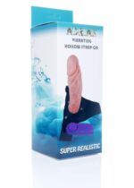 Strapon proteza penisa pusta dildo wibrator 16cm - obrazek 7