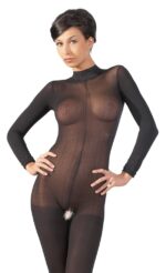 Catsuit bodystocking siateczka na całe ciało S/M - obrazek 5