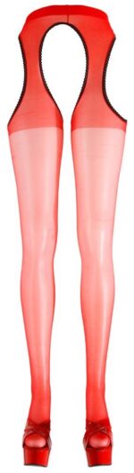 Sex Tights red S/M - obrazek 7