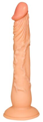 Dildo na przyssawce naturalny rozmiar wąskie 18cm - obrazek 4