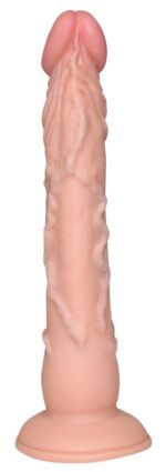 Dildo na przyssawce naturalny rozmiar wąskie 18cm - obrazek 6