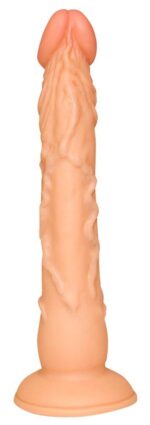 Dildo na przyssawce naturalny rozmiar wąskie 18cm - obrazek 7