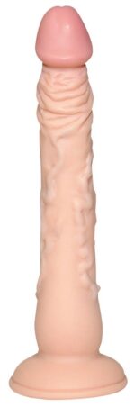 Dildo na przyssawce naturalny rozmiar wąskie 18cm - obrazek 9