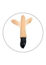 Sex wibrator z kręgosłupem giętki cyberskóra 27cm - obrazek 3