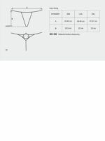 Stringi haft przejrzysta siateczka obsessive s/m - obrazek 5