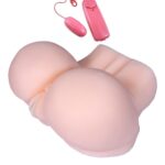 Masturbator realistyczny 2 otwory wibracje 5kg xxl
