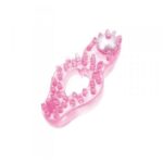 Stymulująca kobietę nakładka pierścień na penisa