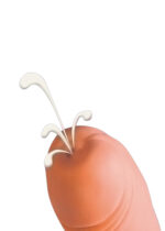 Penis z wytryskiem super realistyczne dildo 21cm - obrazek 8