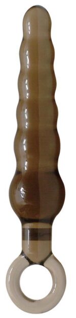 Korek analny plug zatyczka z uchwytem koraliki - obrazek 4