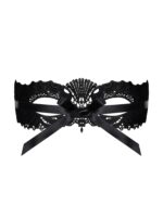 Czarna ozdobna maska na twarz oczy sex obsessive - obrazek 5