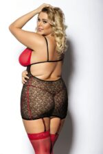 Koszulka koronkowa przejrzysta siateczka xl/2xl - obrazek 5