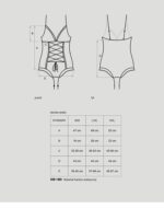 Koronkowe body sex otwarte krocze Obsessive L/XL - obrazek 4