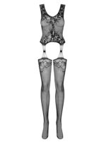 Siateczka bodystocking erotyczna obsessive xl/xxl - obrazek 3