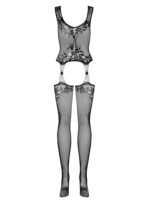 Siateczka bodystocking erotyczna obsessive xl/xxl - obrazek 4