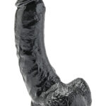 Dildo czarne realistyczny penis przyssawka 20cm