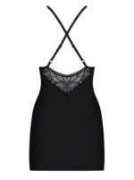 Komplet czarna koszulka sex stringi 828-che-1 l/xl - obrazek 3