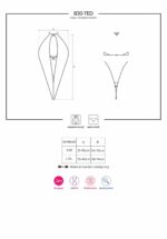 Body z otwartym wyciętym krokiem obsessive l/xl - obrazek 5