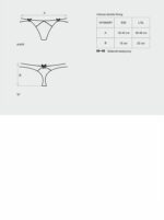 Zdobione koronkowe stringi erotyczne obsessive lxl - obrazek 6