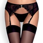 Stringi i pas do pończoch komplet obsessive s/m