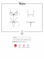 Skąpe body erotyczne koronkowe sex obsessive s/m - obrazek 4