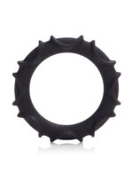Pierścień-ATLAS SILICONE RING BLACK