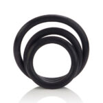 Pierścień-RUBBER RING BLACK SET 3PCS