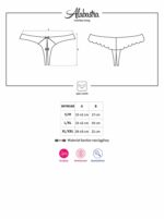 Rozcięte wycięte stringi otwarte sex obsessive lxl - obrazek 4