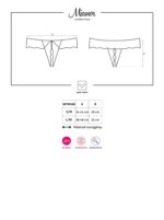 Otwarte w kroku erotyczne sex stringi Miamor S/M - obrazek 4