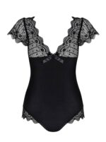 Erotyczne eleganckie body koronkowe moketta s/m - obrazek 3