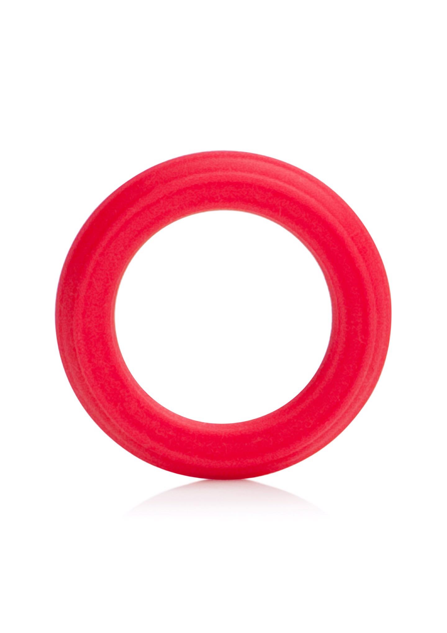 130720256873ec7b9d6ea.jpeg Pierścień-CAESAR SILICONE RINGS RED - obrazek 1