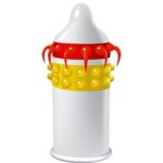 Prezerwatywy z fakturą wypustkami egzo lucky dude - obrazek 4