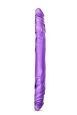 Dildo-b yours 14""""double dildo purple - obrazek 3