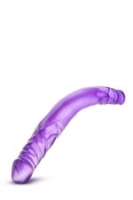 Dildo-b yours 14""""double dildo purple - obrazek 5