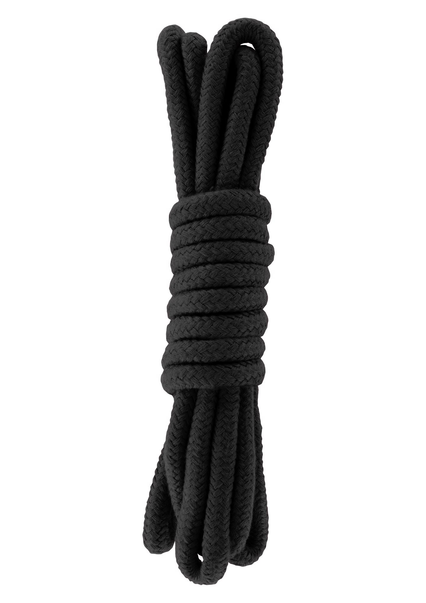 130720256873f787b4bed.jpeg Wiązania-BONDAGE ROPE 3 METER BLACK - obrazek 1