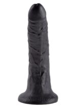Dildo-cock 7 inch black - obrazek 3